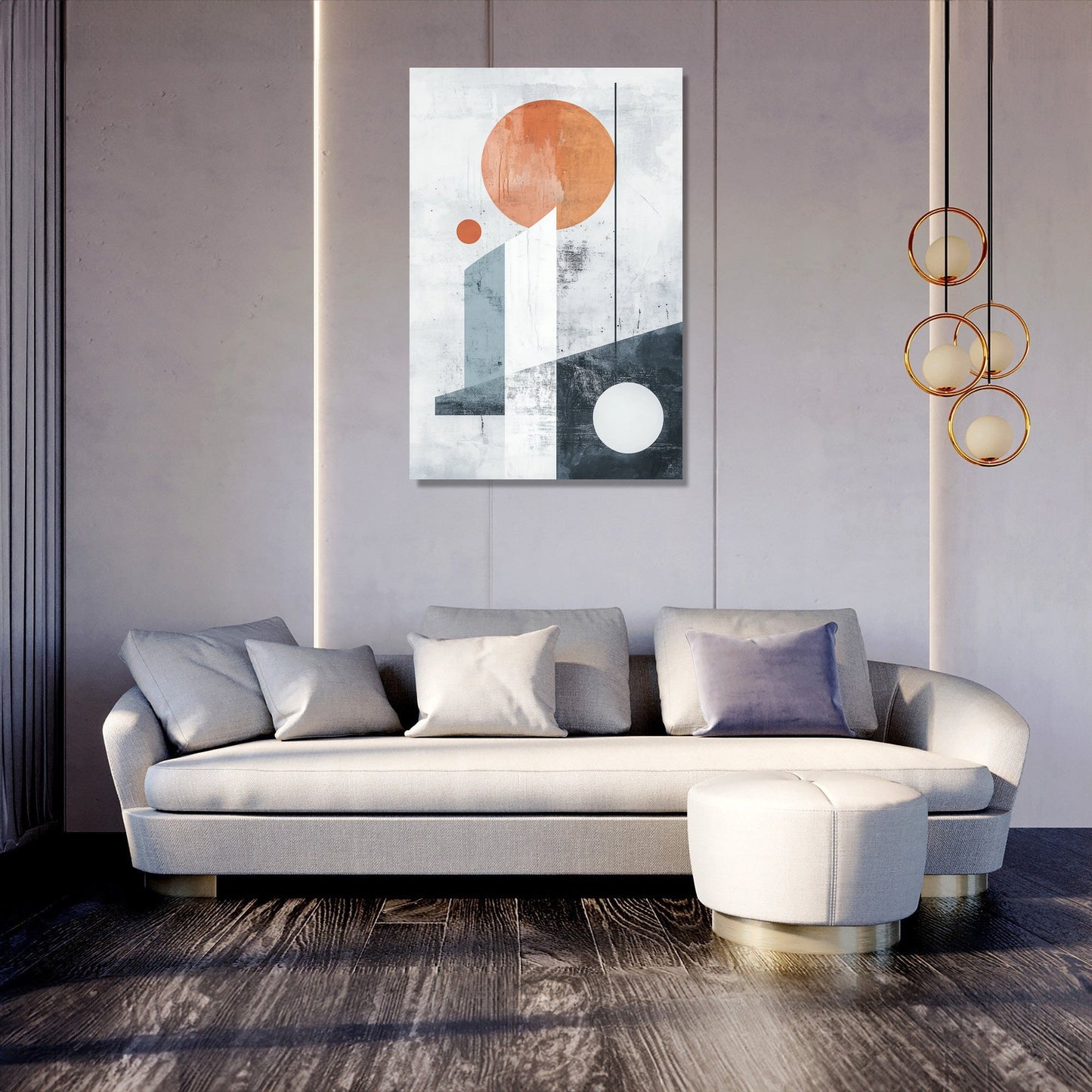 Serene Geometry Canvas