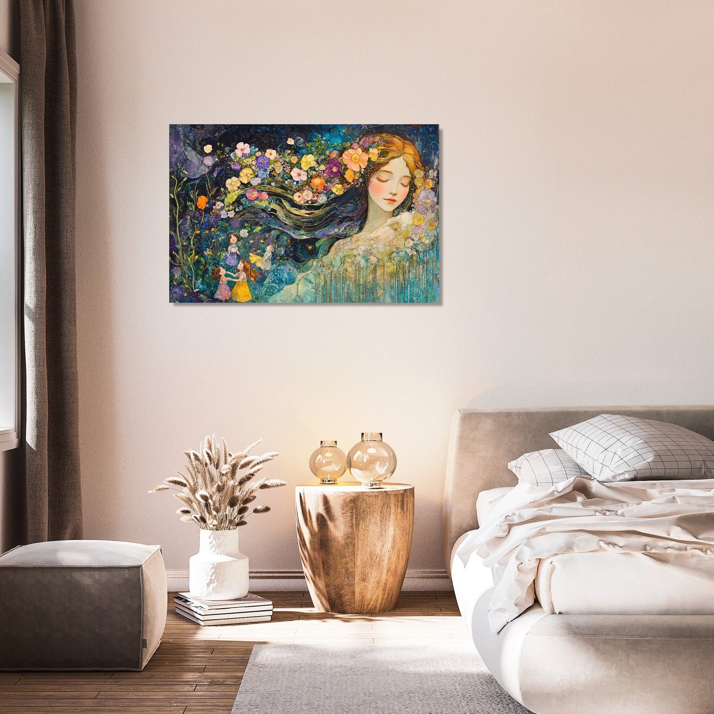 Mother of Blossoms Canvas