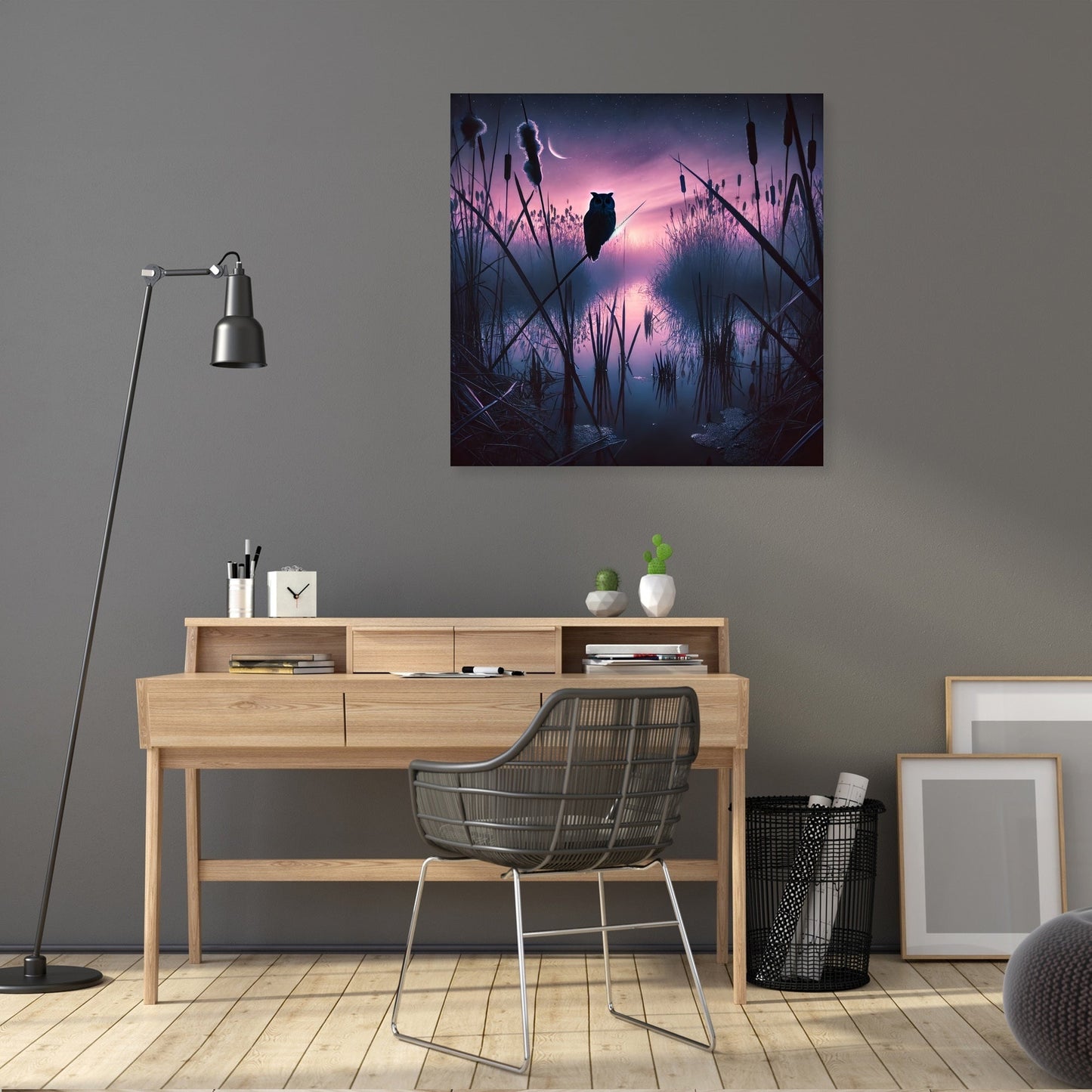 Twilight Marshland Canvas