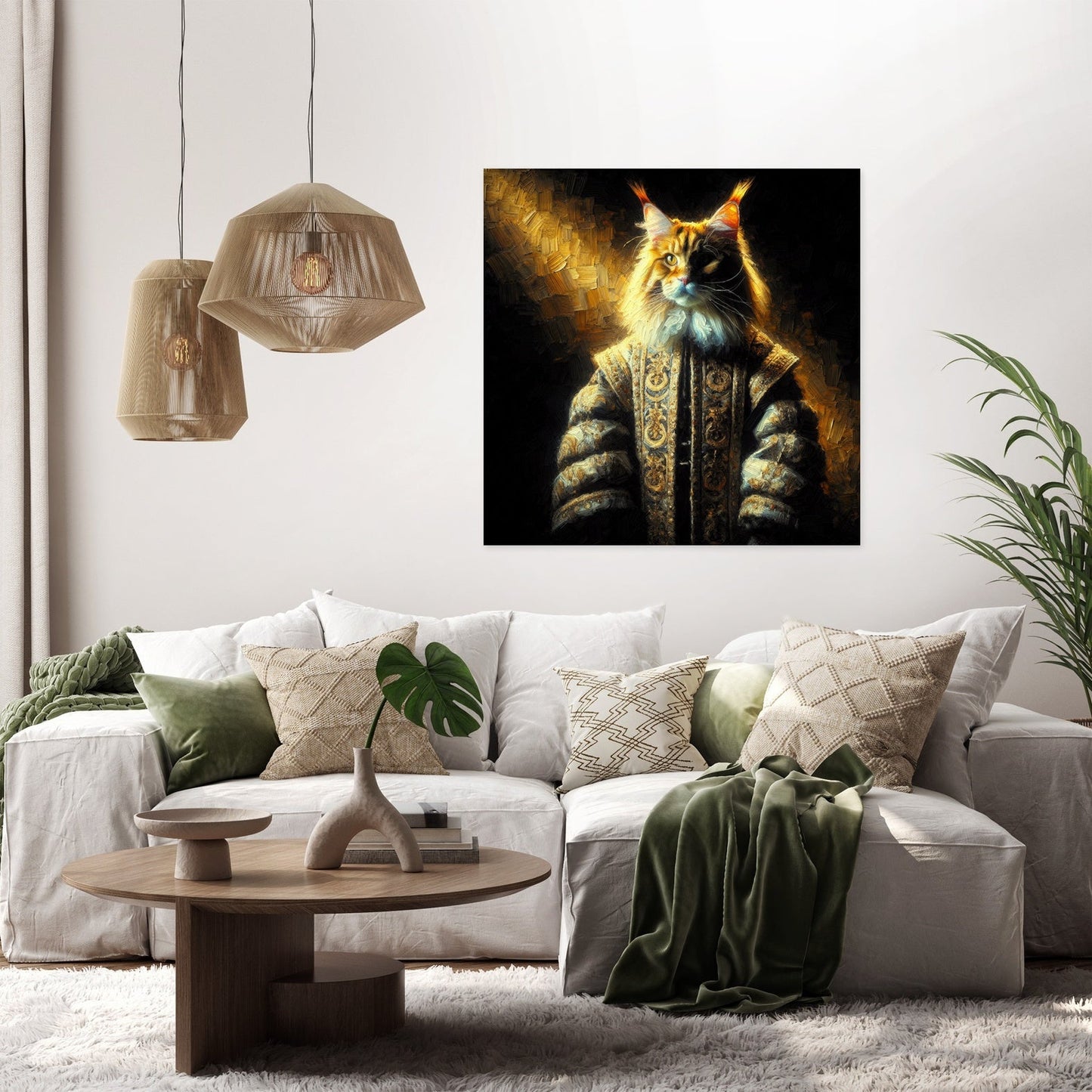 Regal Coon Aristocrat Canvas