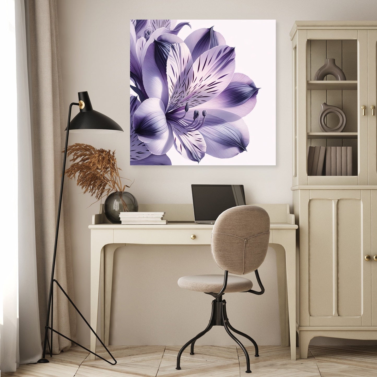 Luminous Petals Canvas