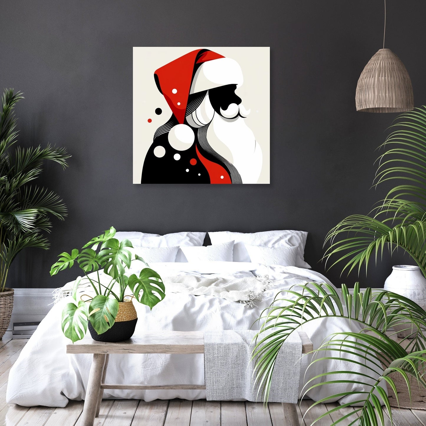 Simplified Santa Canvas