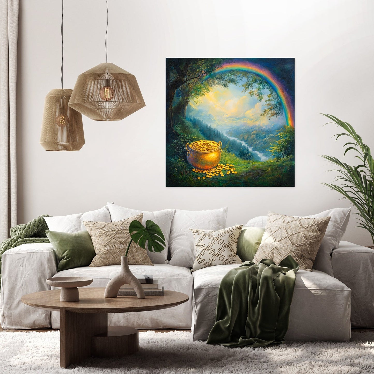 Golden Pot of Dreams Canvas