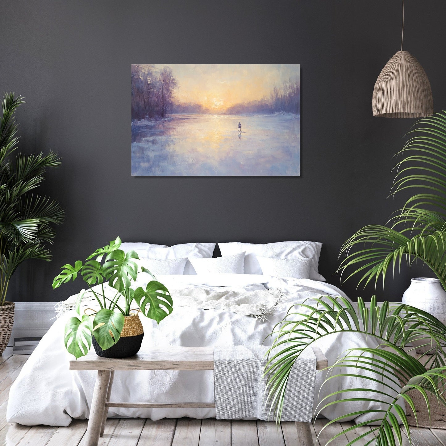 Sunset Skater Canvas