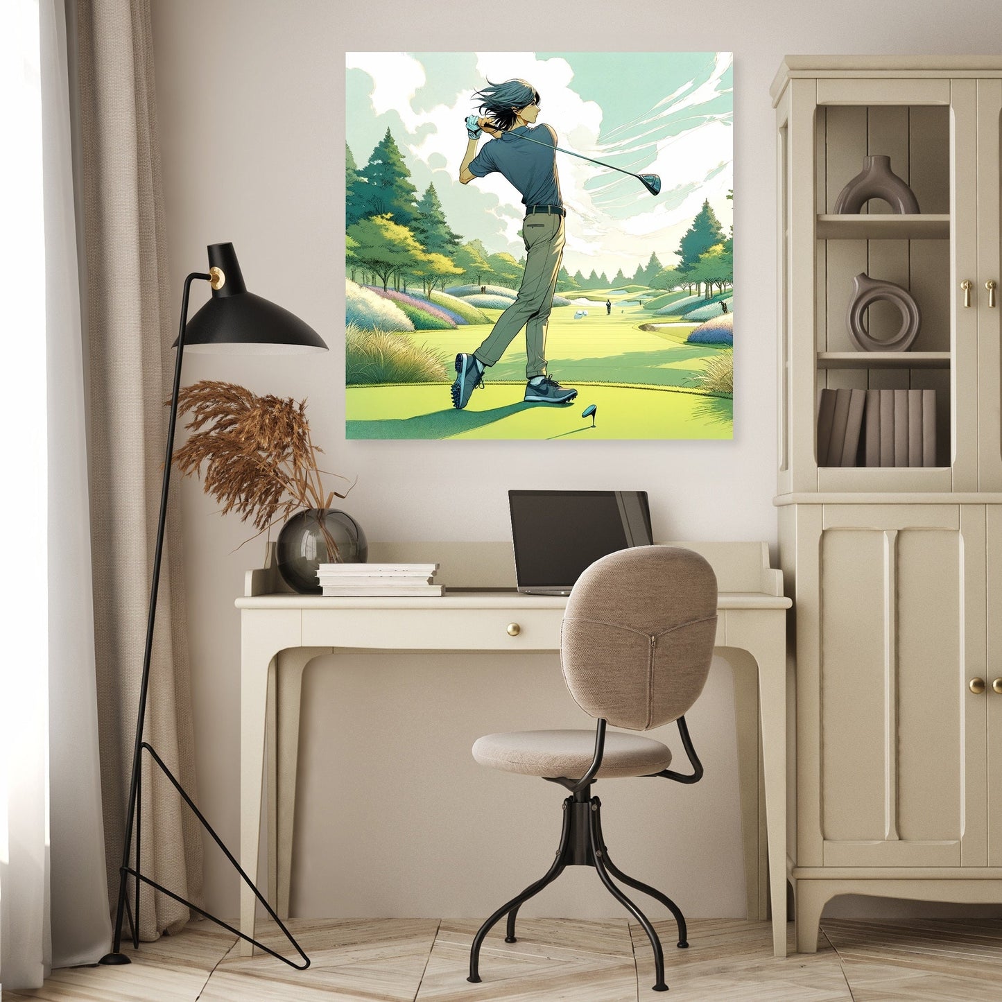 Serene Swing Canvas