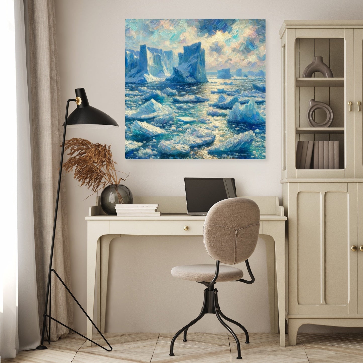Frozen Ocean Canvas