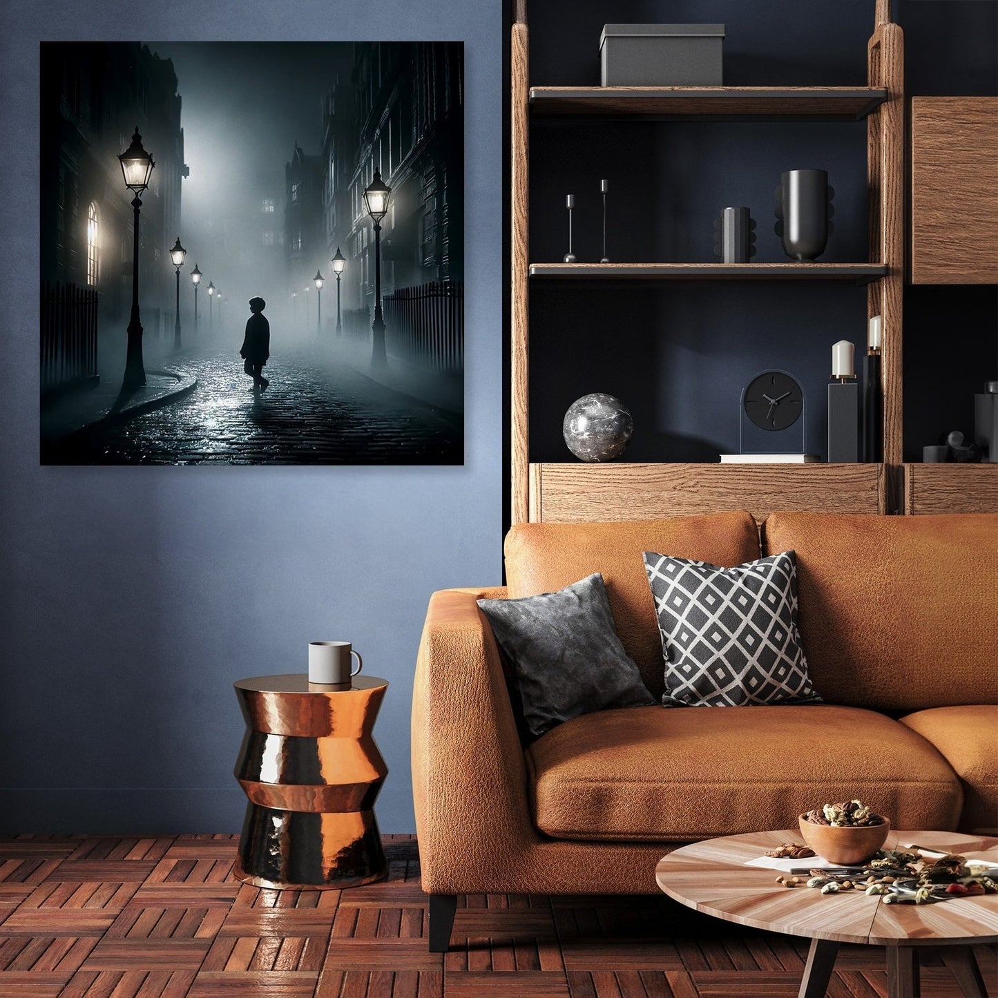 Lost in London Fog Canvas