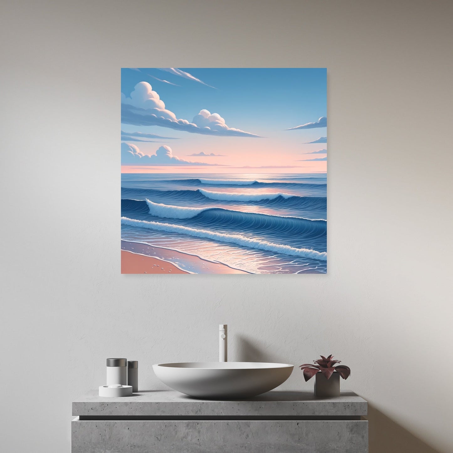 Tranquil Seascape Canvas