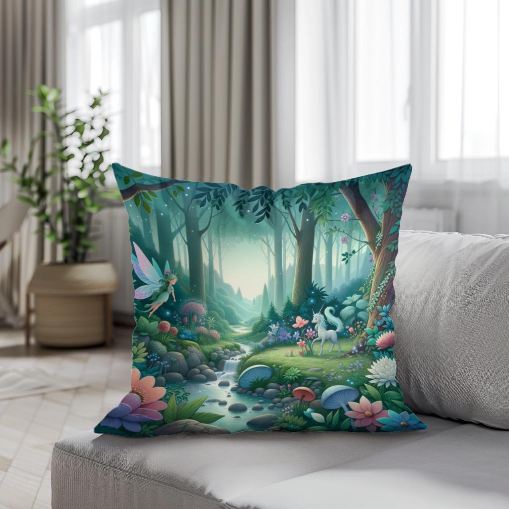 Enchanted Garden Cotton Cushion
