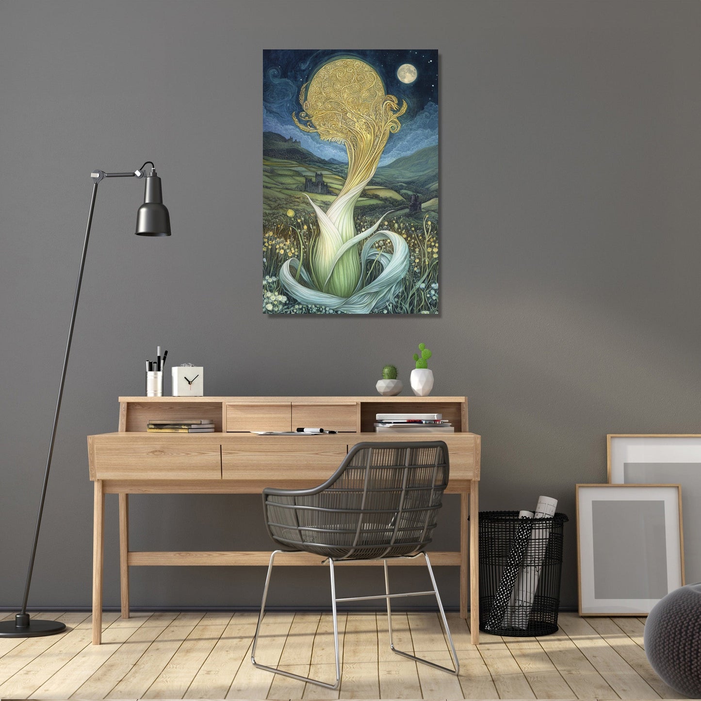 Mystical Leek Canvas