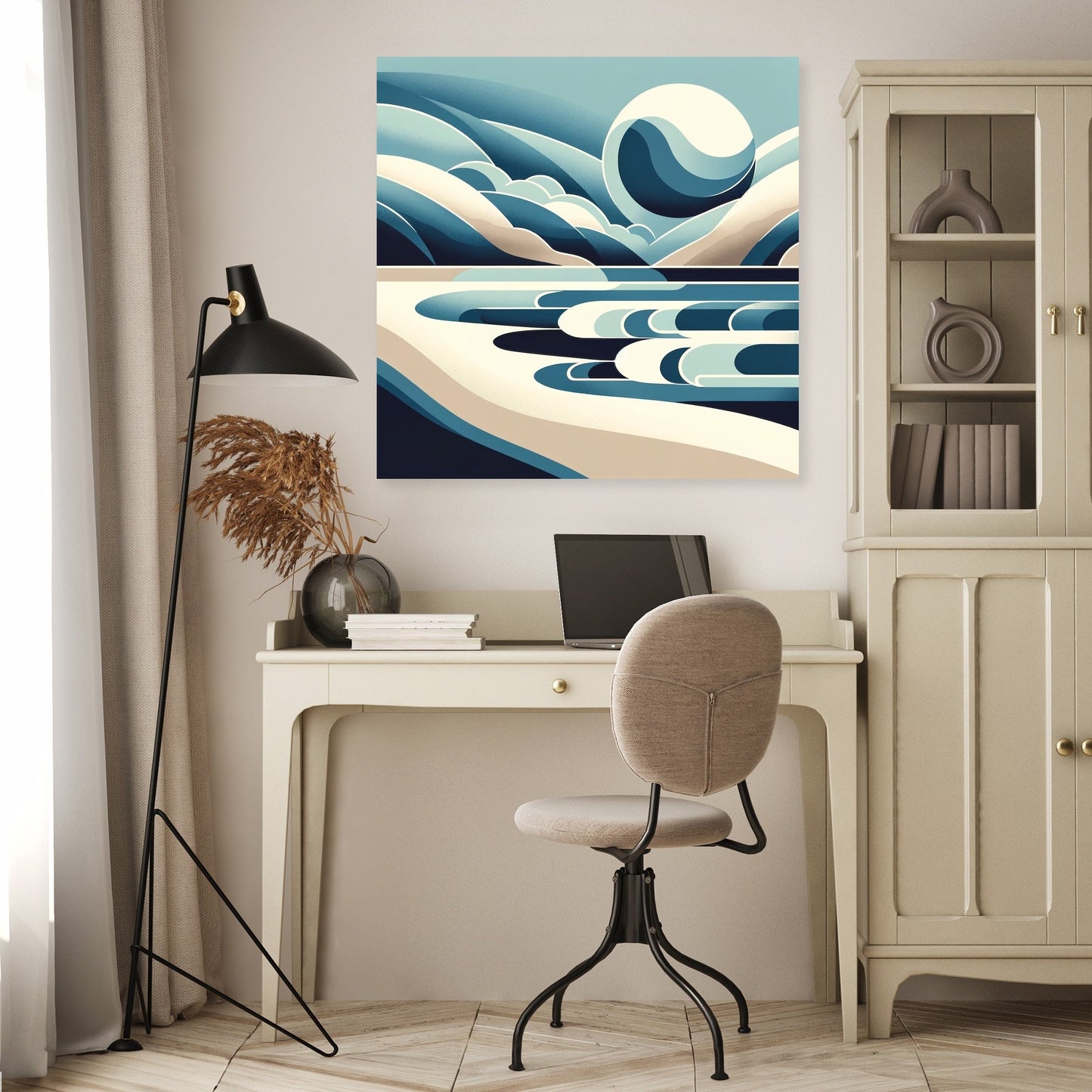 Modernist Shores Canvas