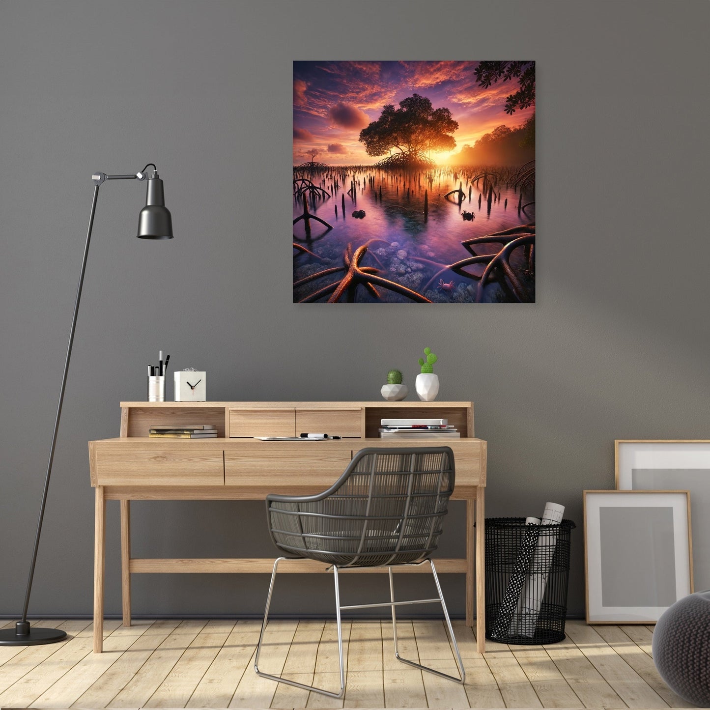 Sunset Mangrove Canvas