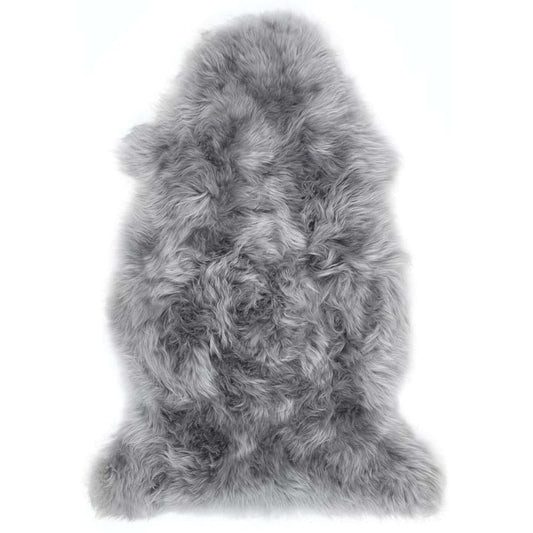 Genuine Grey Sheepskin Faux Fur Rug