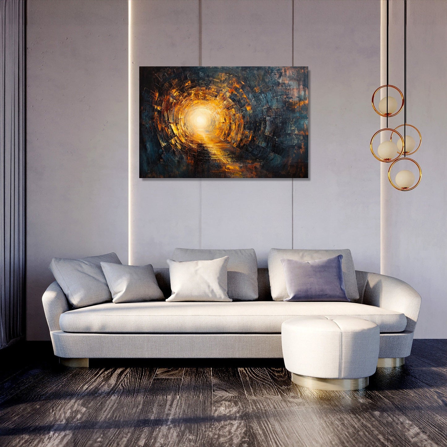 Tunnel of Light Canvas
