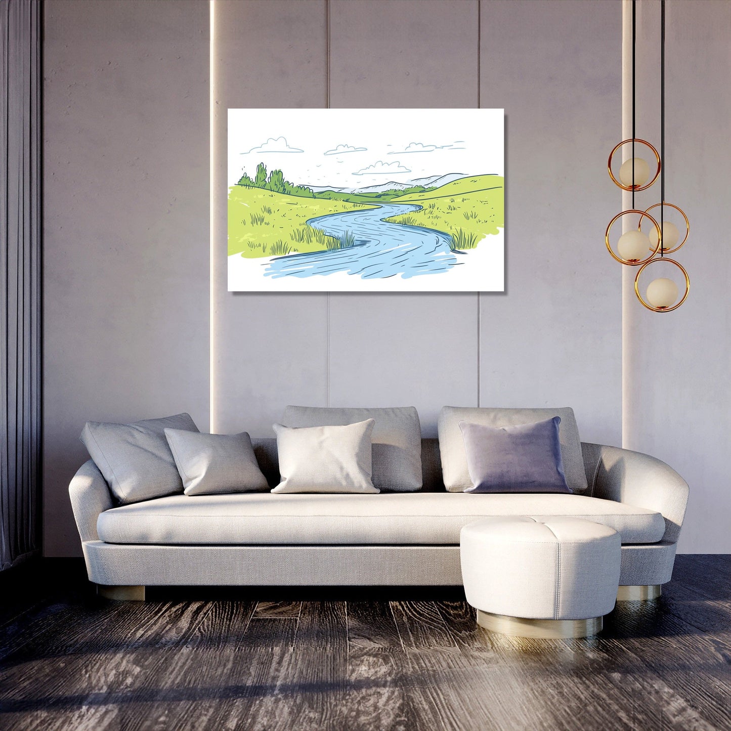 River's Whisper Canvas