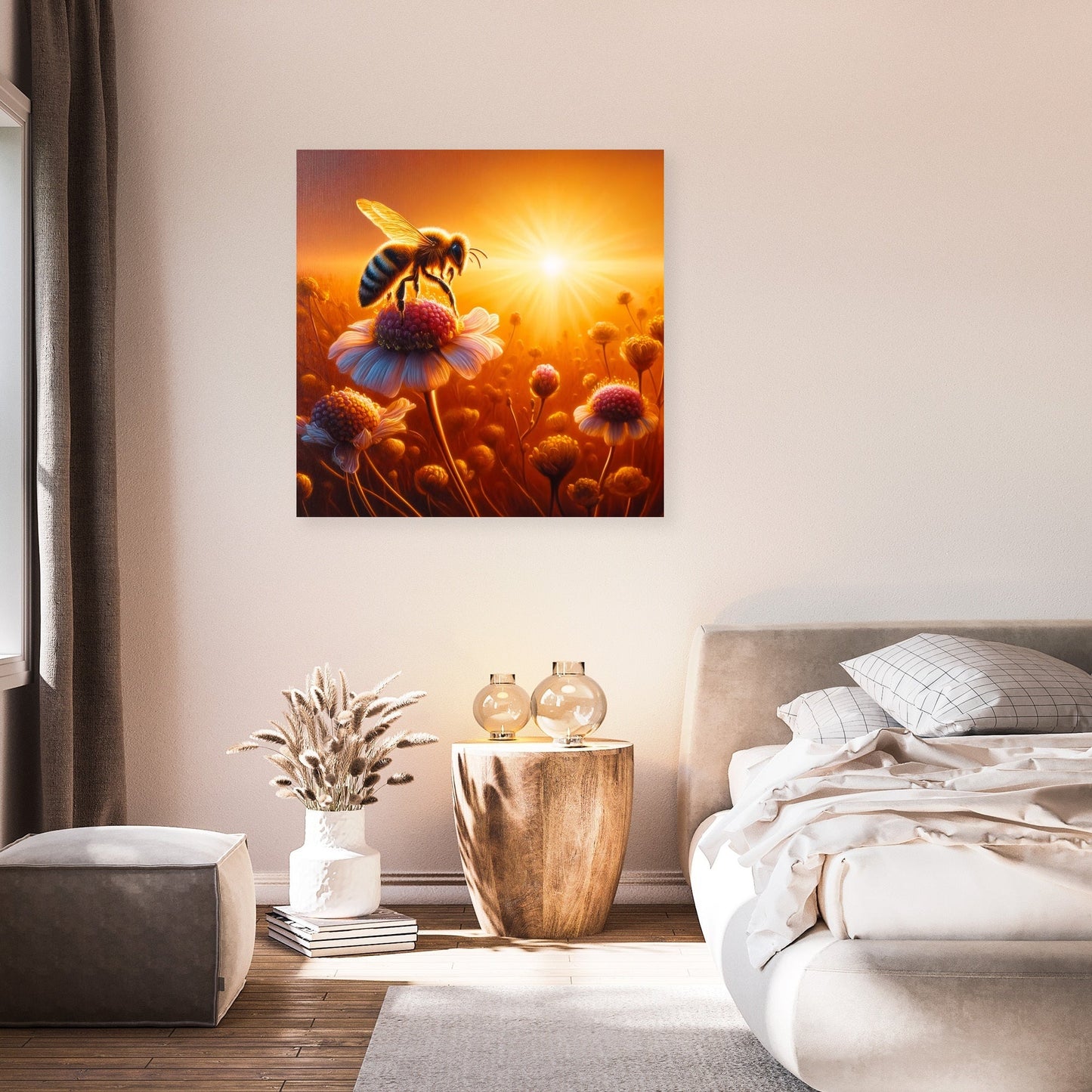 Sunset Journey Bee Canvas