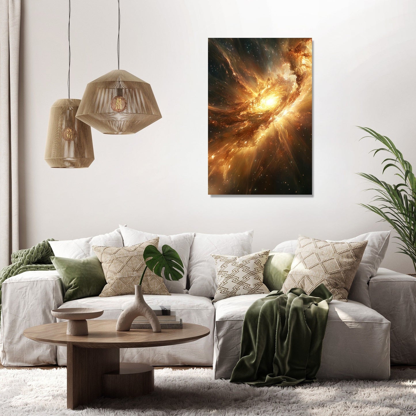 Celestial Starburst Canvas