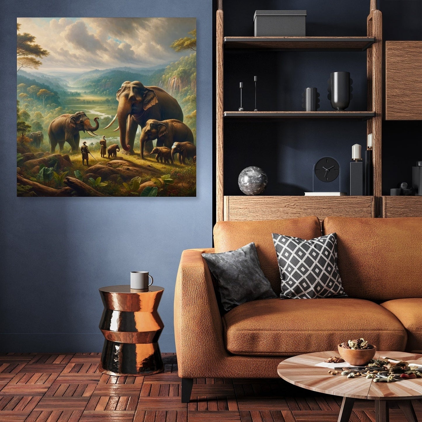 Elephant Majesty in Yala Canvas
