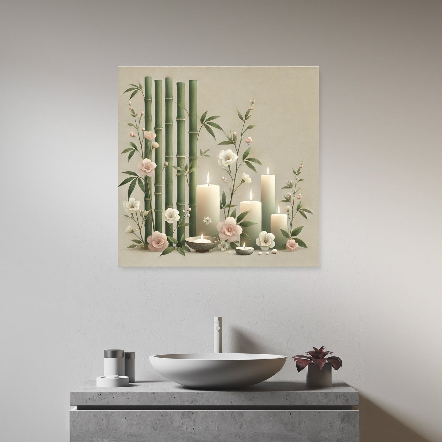 Tranquil Bamboo Serenity Canvas