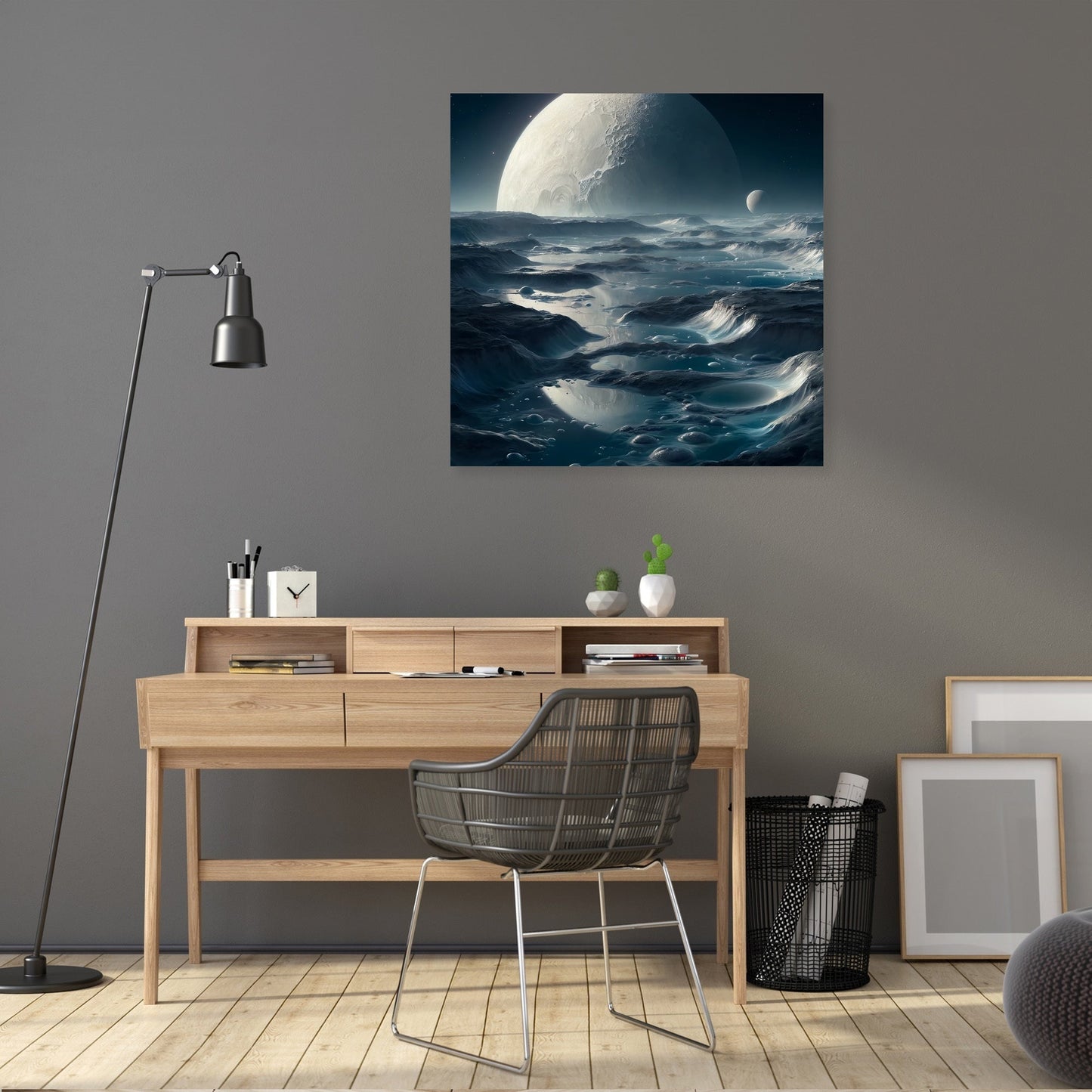 Mercury's Borealis Mirage Canvas