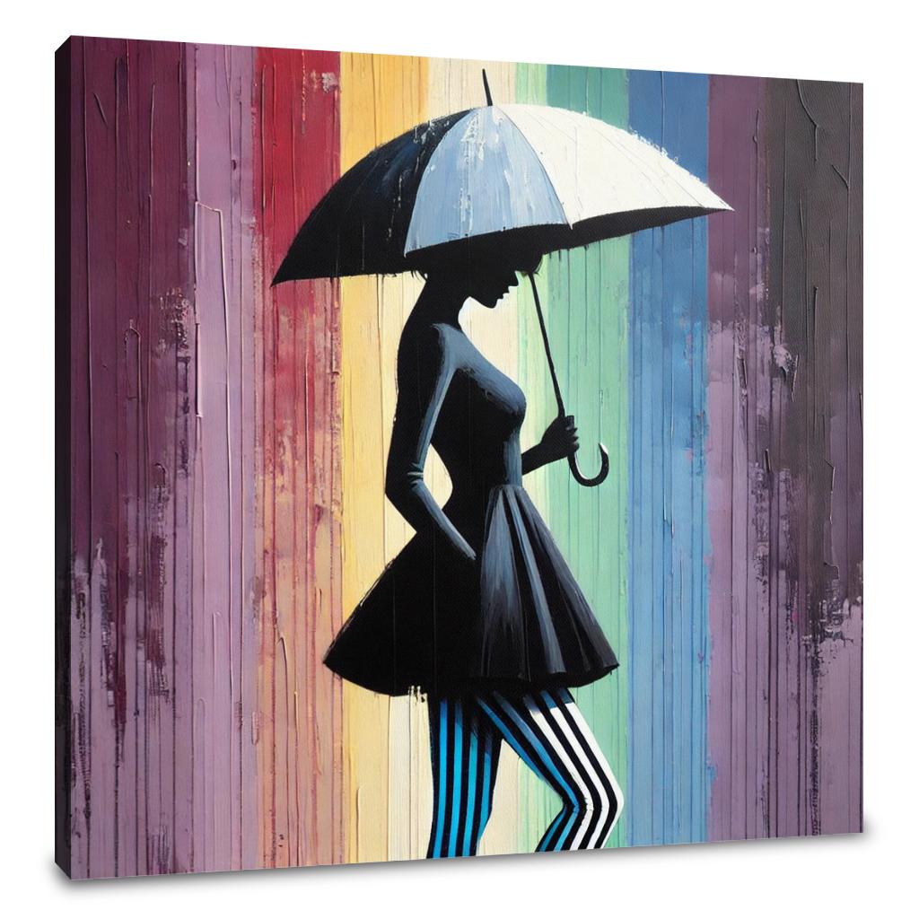 Midnight Rainbow Canvas