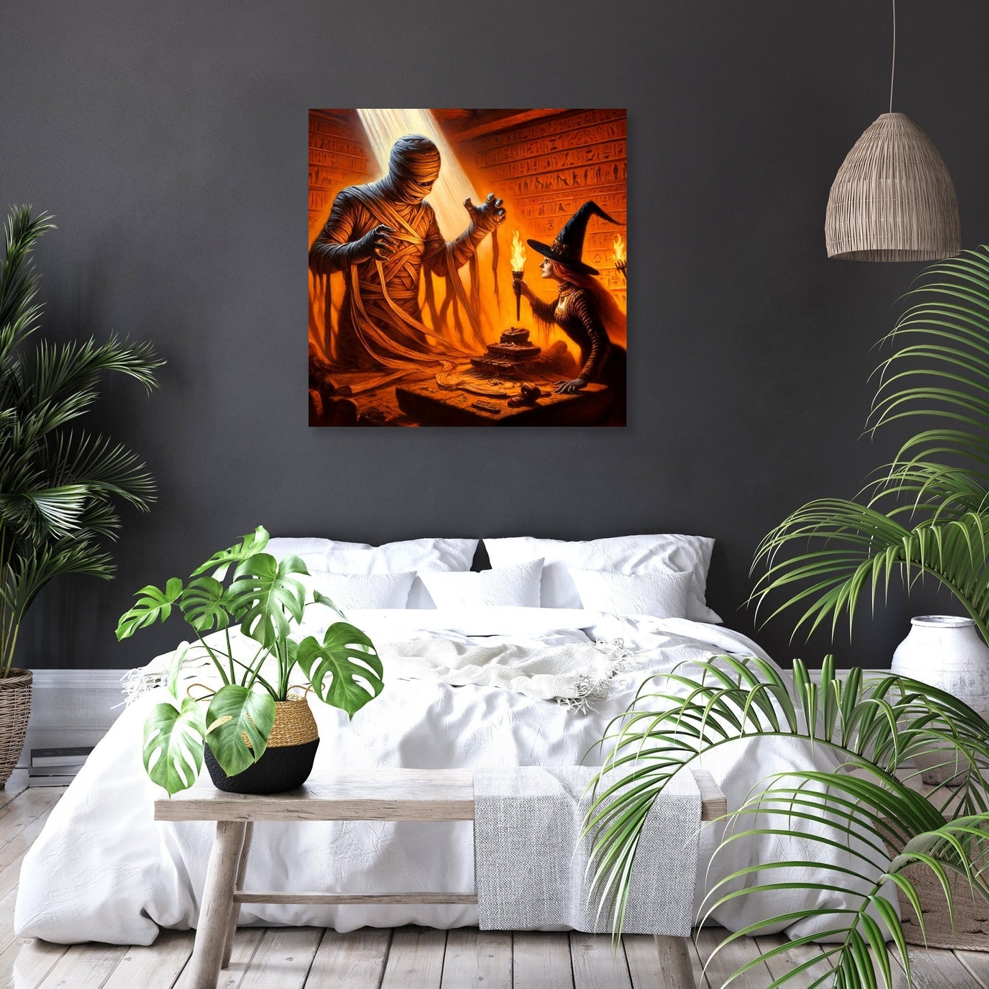 Tomb Confrontation Canvas