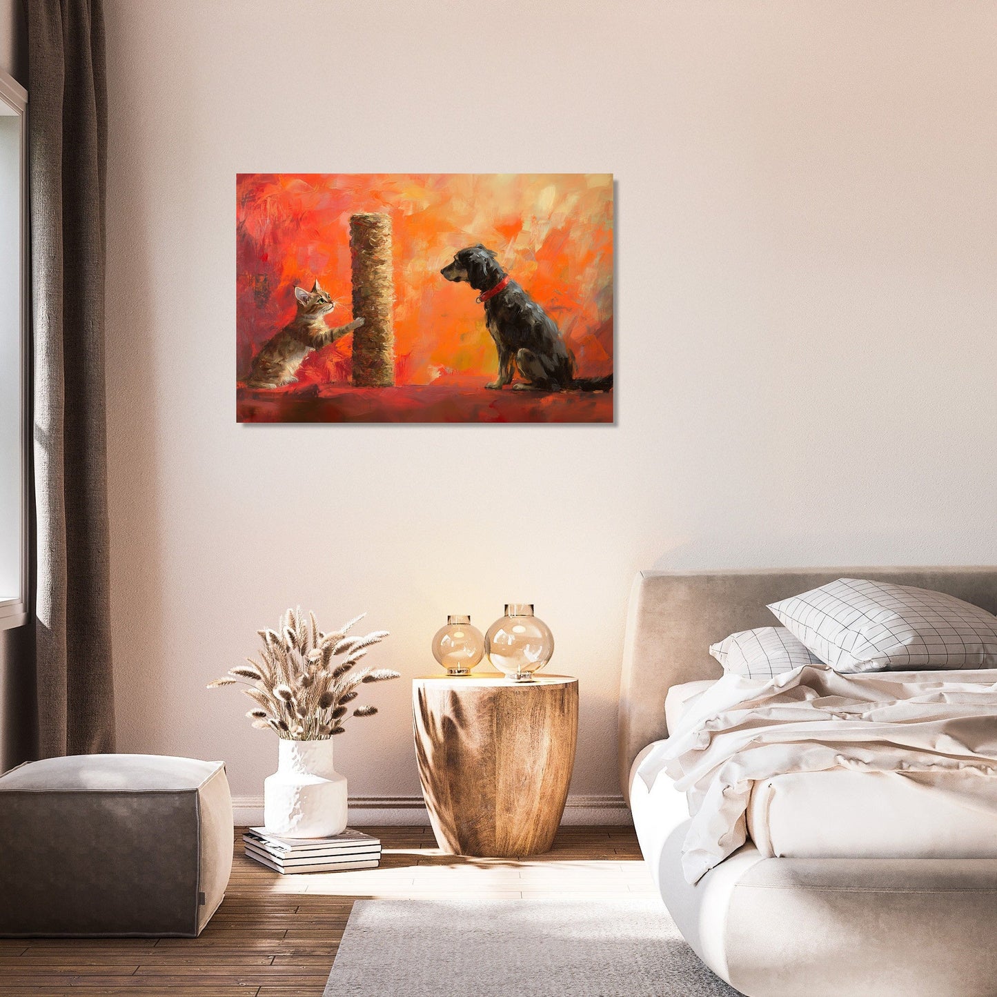 Playful Rivalry Canvas