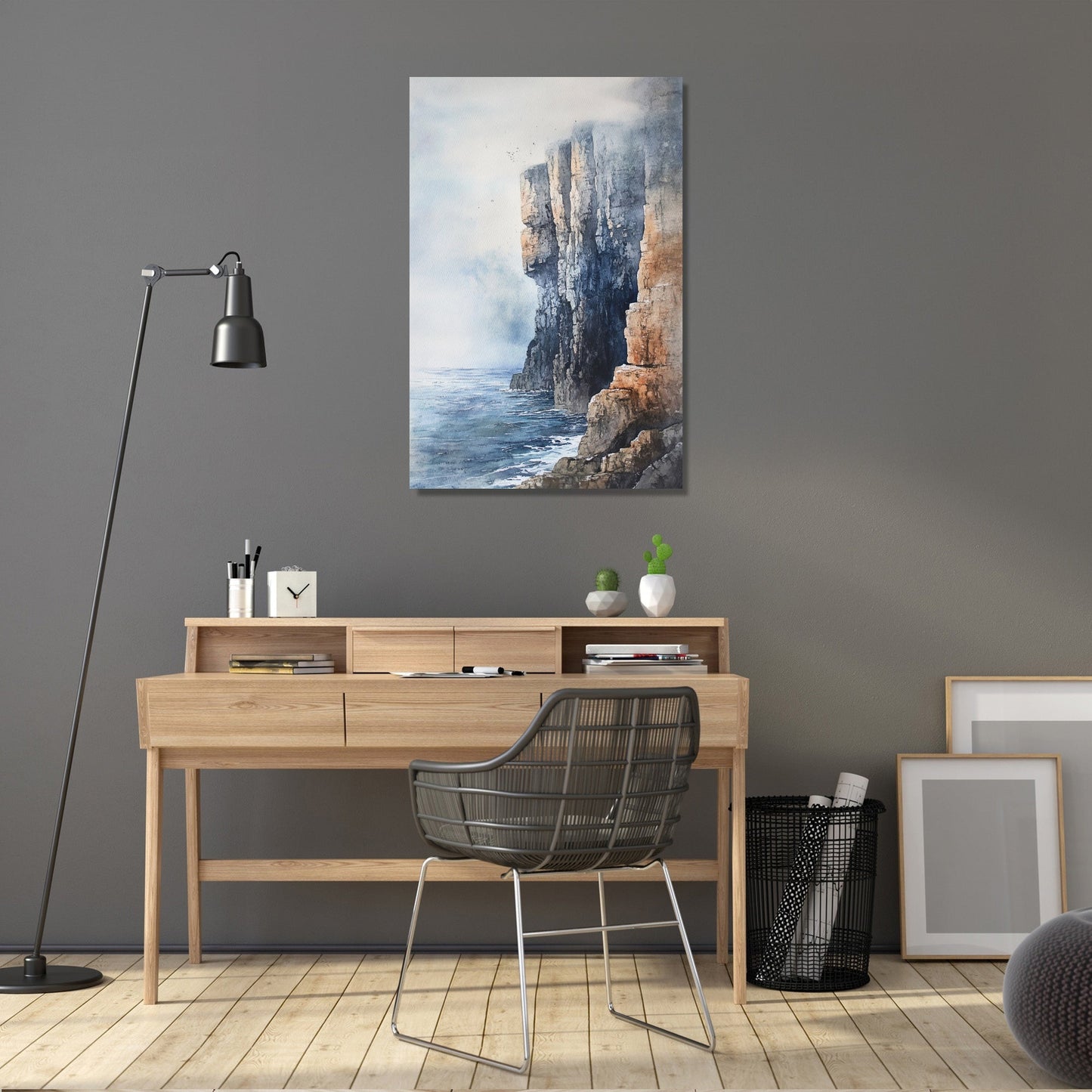 Cliffside Serenity Canvas