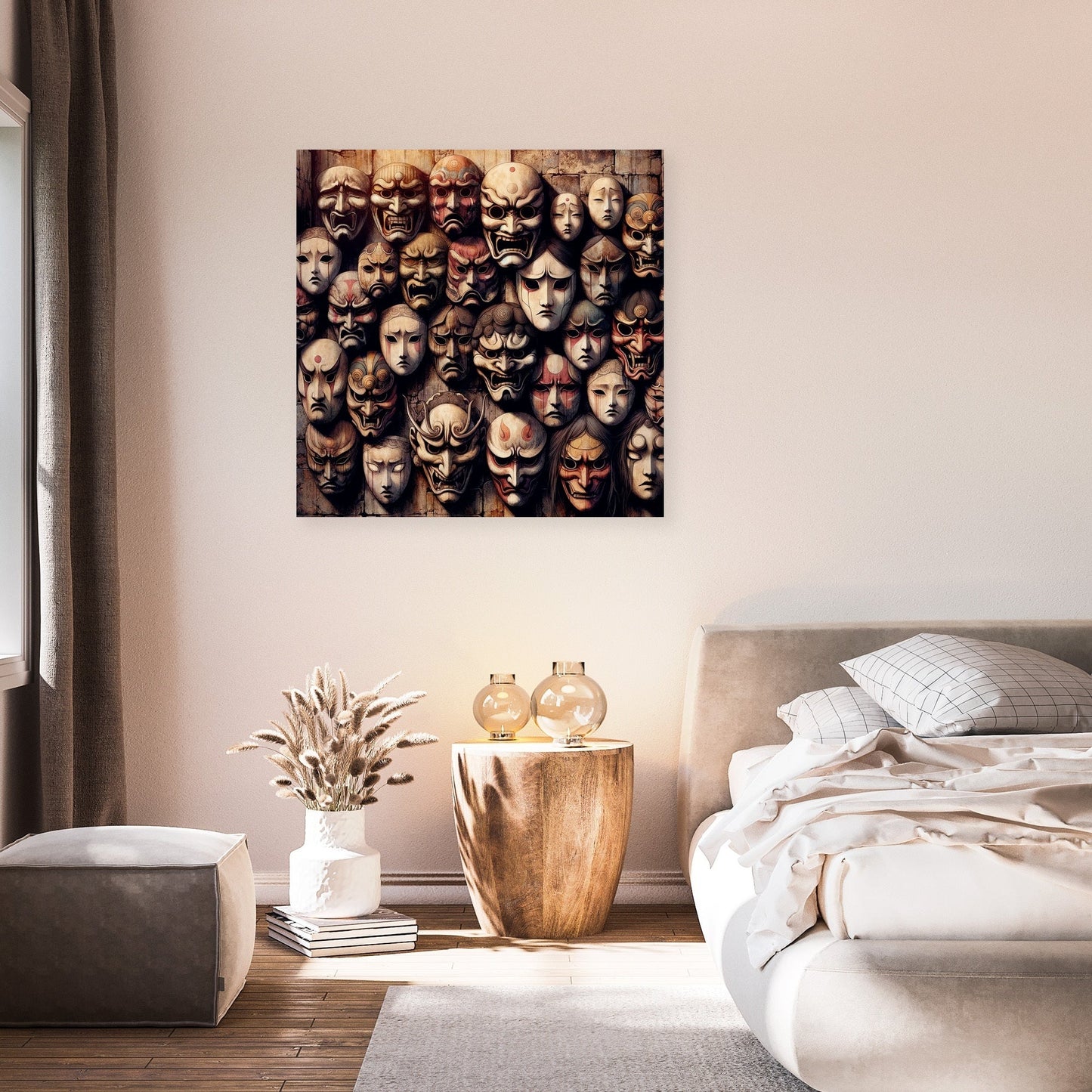 Mystery of Masks Canvas