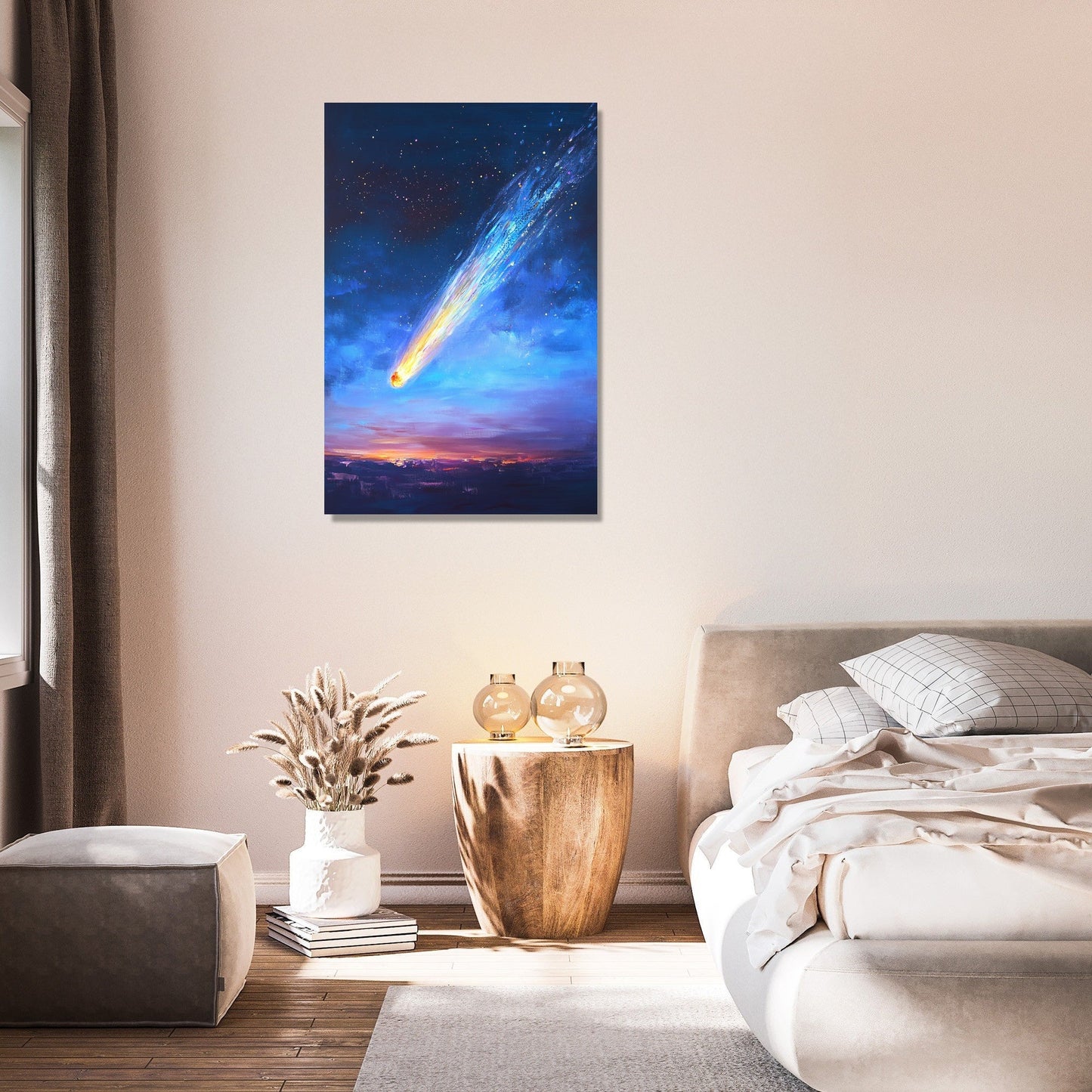 Celestial Dream Comet Canvas