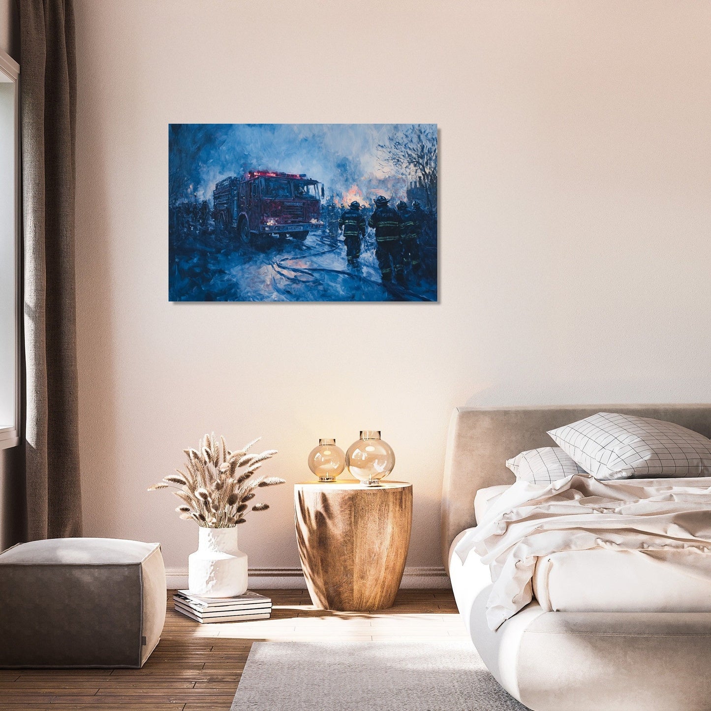 Twilight Fire Service Canvas