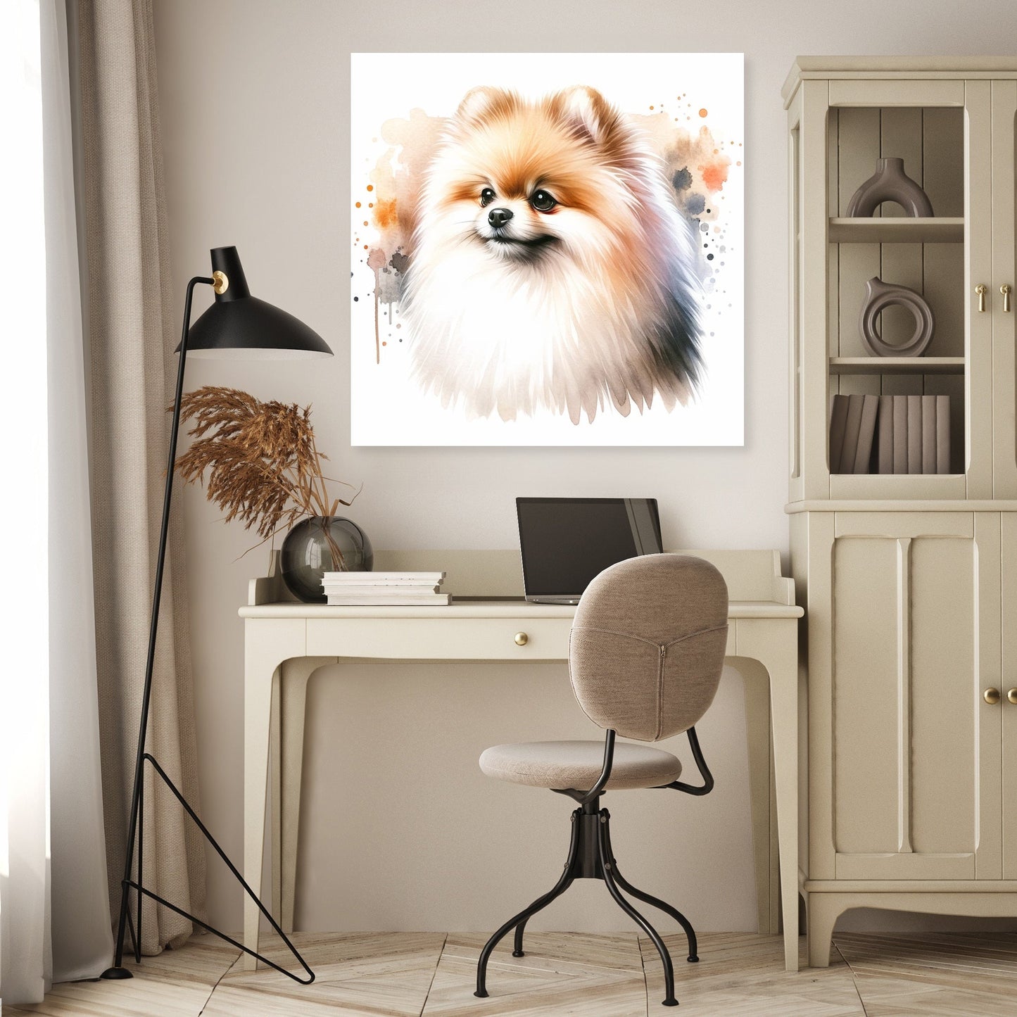 Pomeranian Elegance Canvas