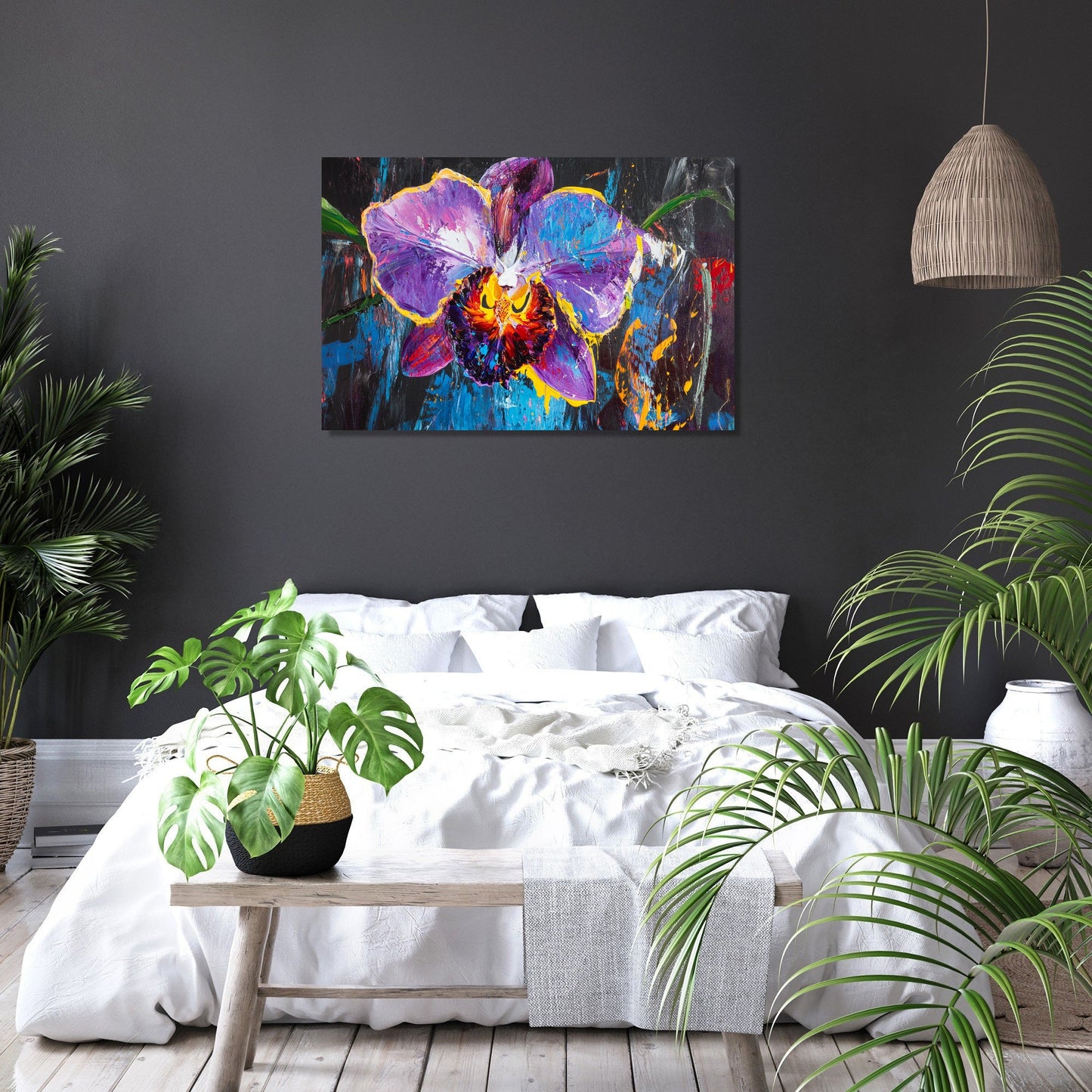 Torn Orchid Canvas