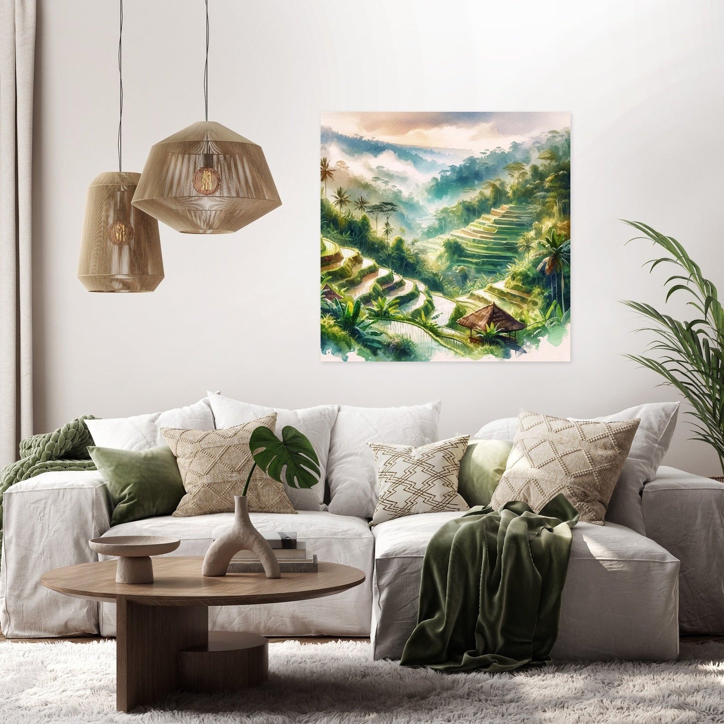Ubud Tranquility Canvas