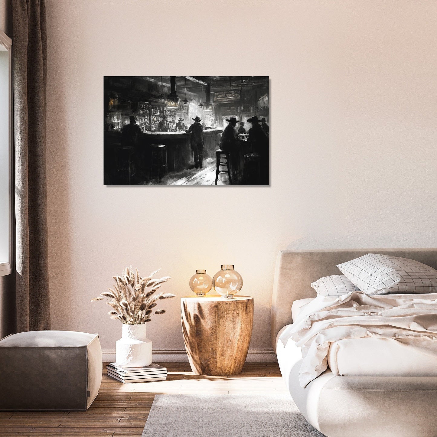Western Saloon Canvas