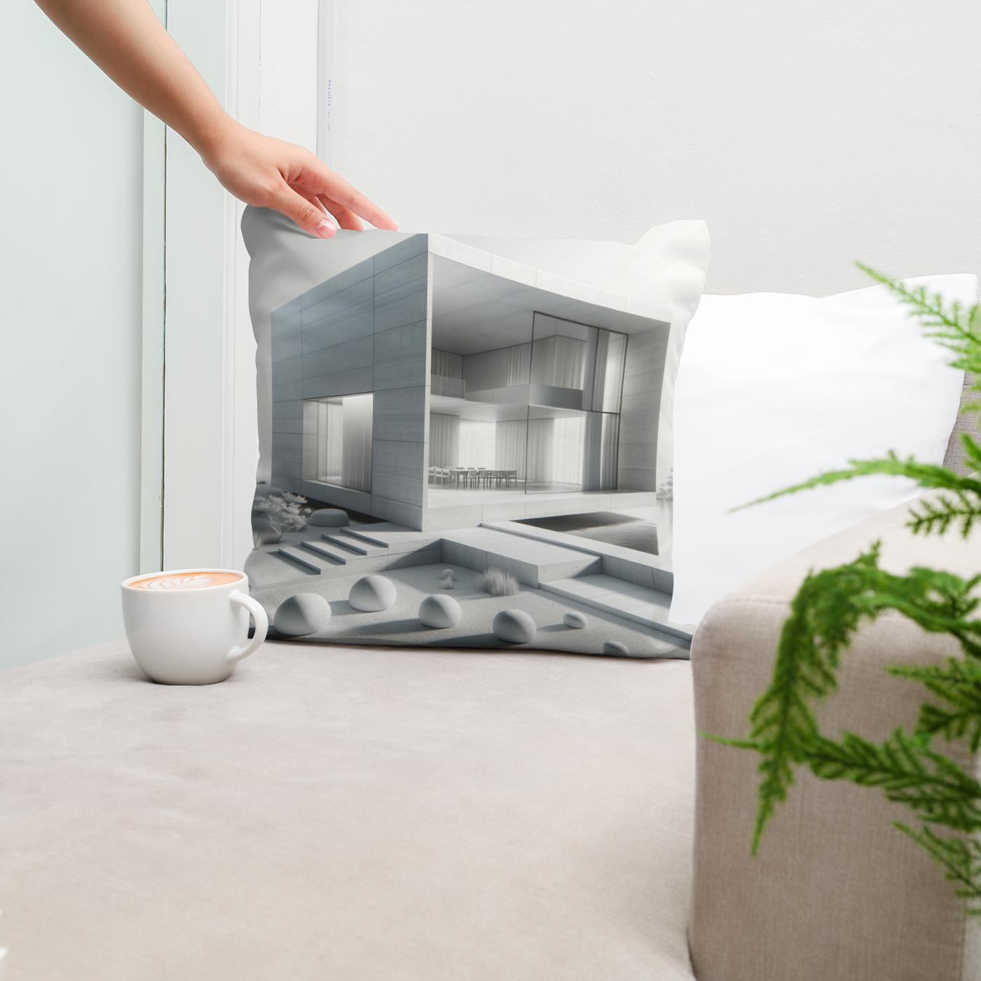 Zen Clarity Cotton Cushion