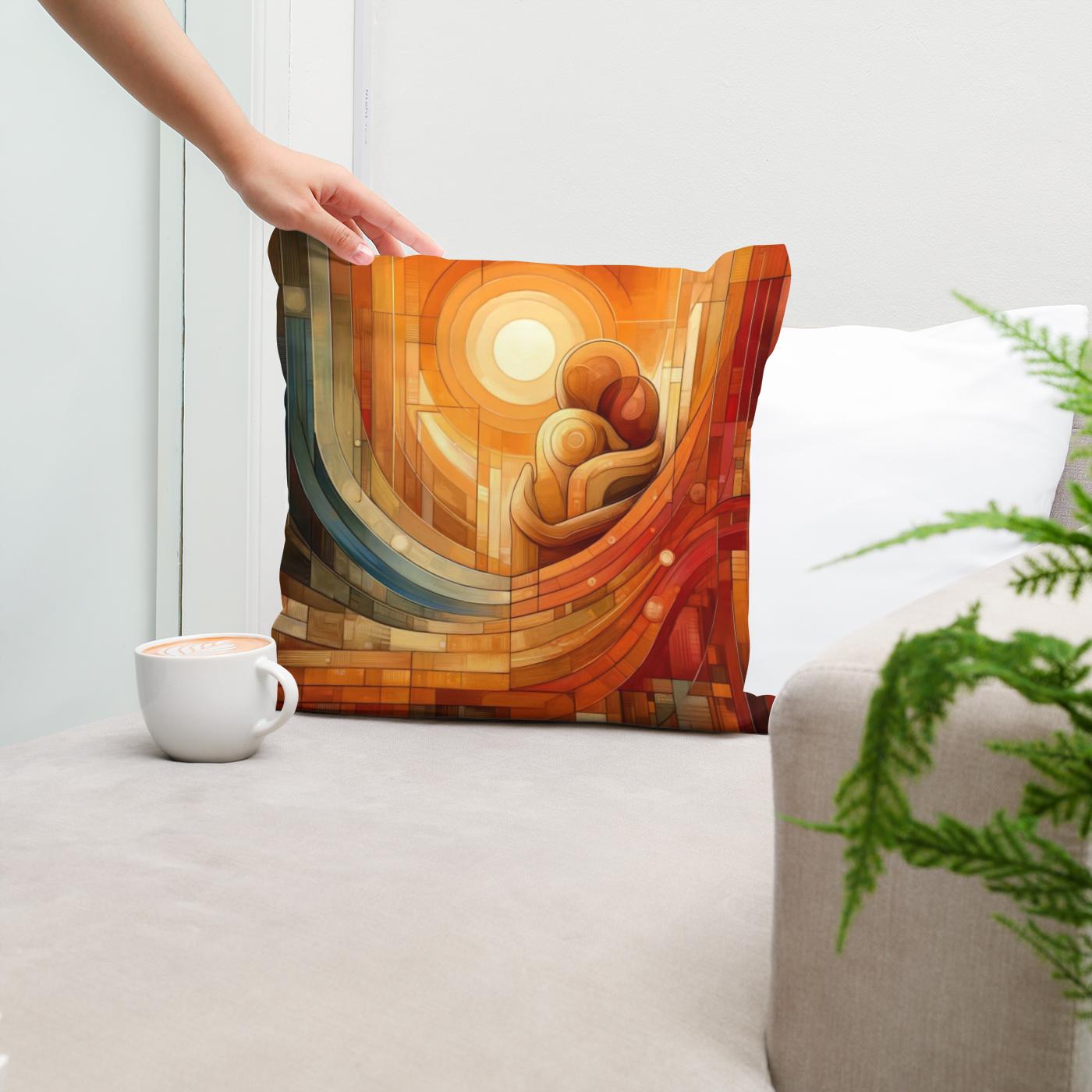 Embrace of Warmth Cotton Cushion