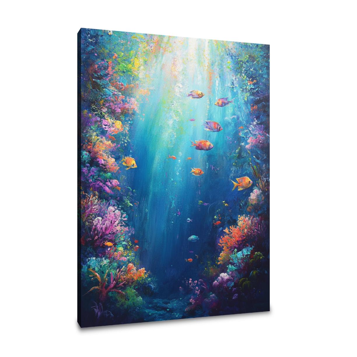 Twilight Reef Mystery Canvas