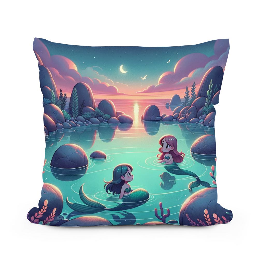 Lagoon Dream Cotton Cushion