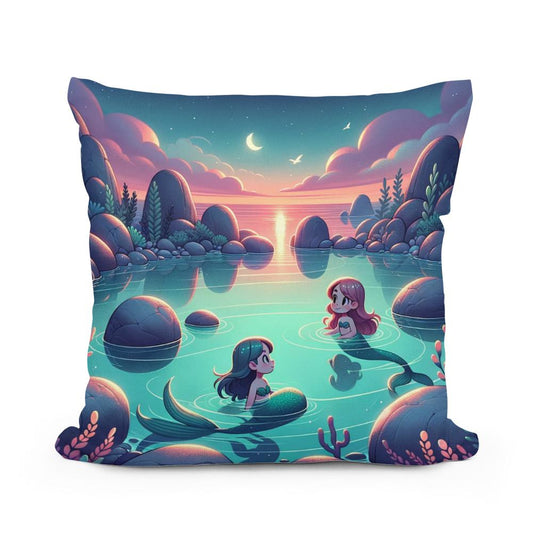 Lagoon Dream Cotton Cushion