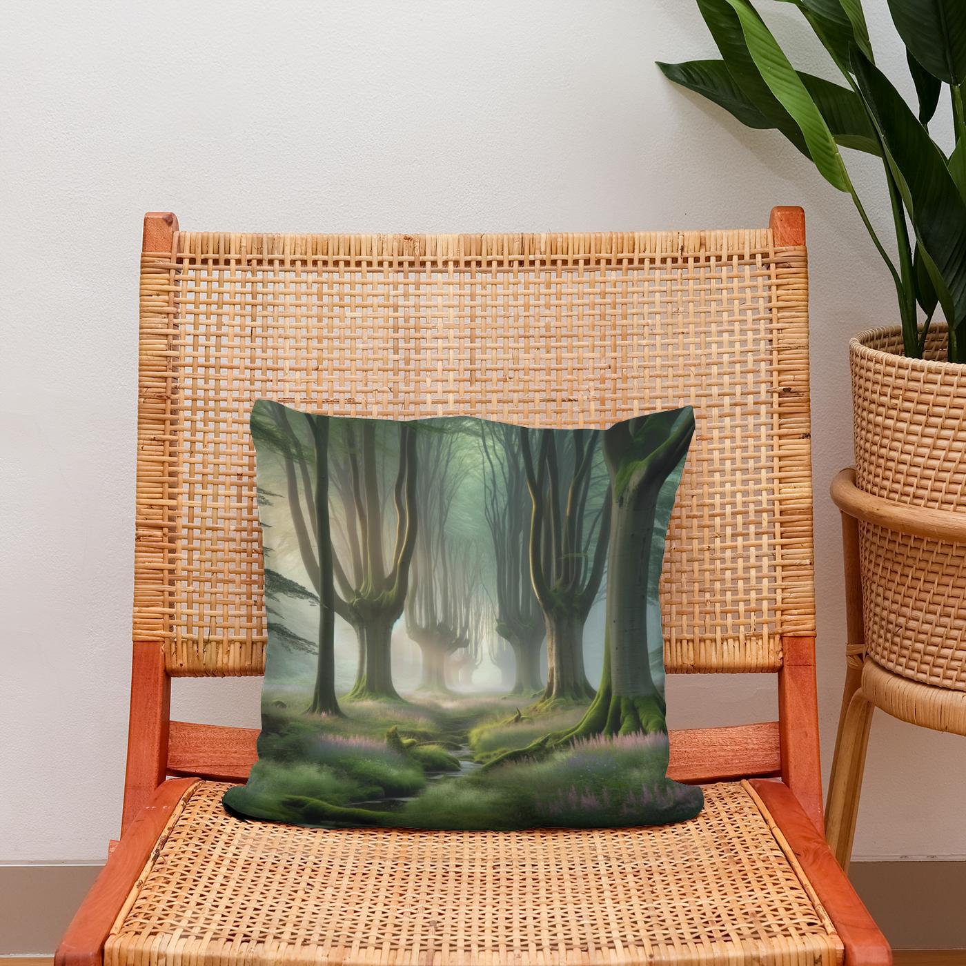 Whispering Nature Cotton Cushion