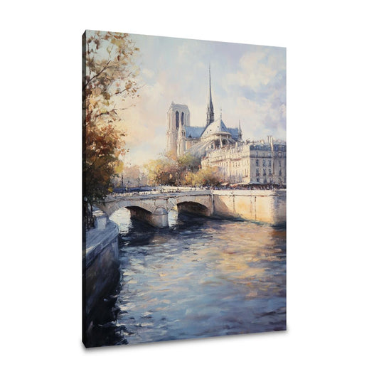 Seine River Parisian Canvas