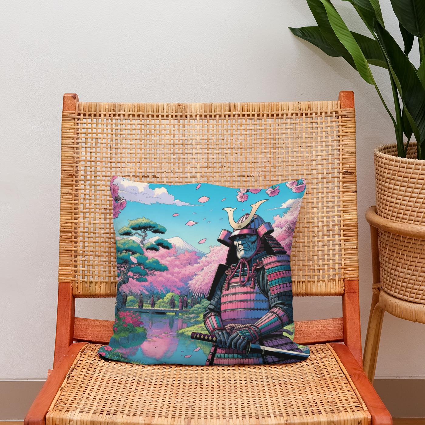 Blossom Warrior Cotton Cushion