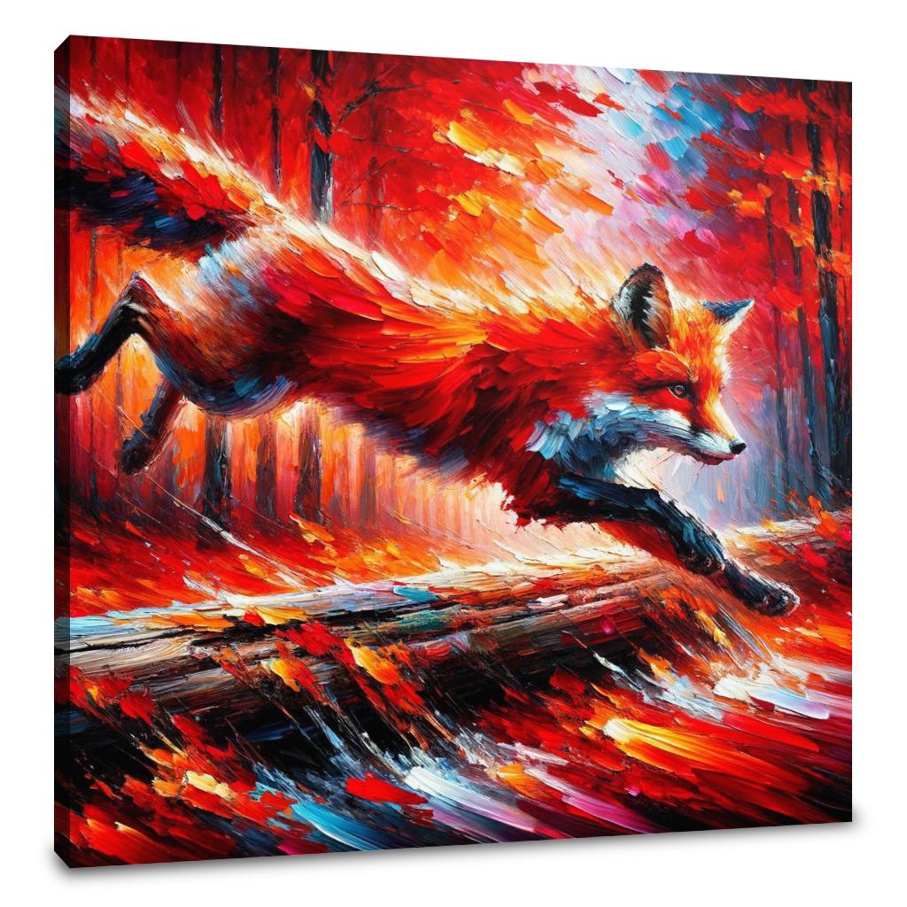 Autumn Leap Canvas