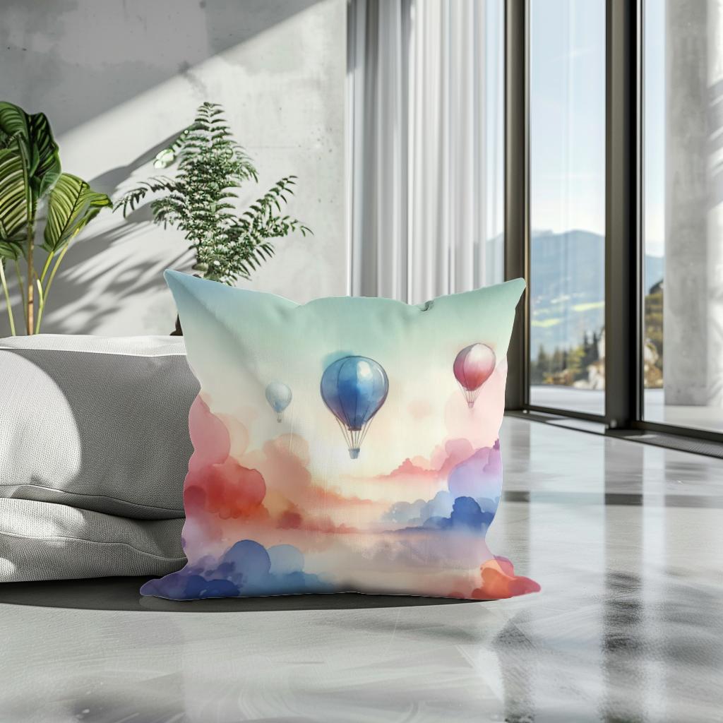 Serenity Skies Cotton Cushion