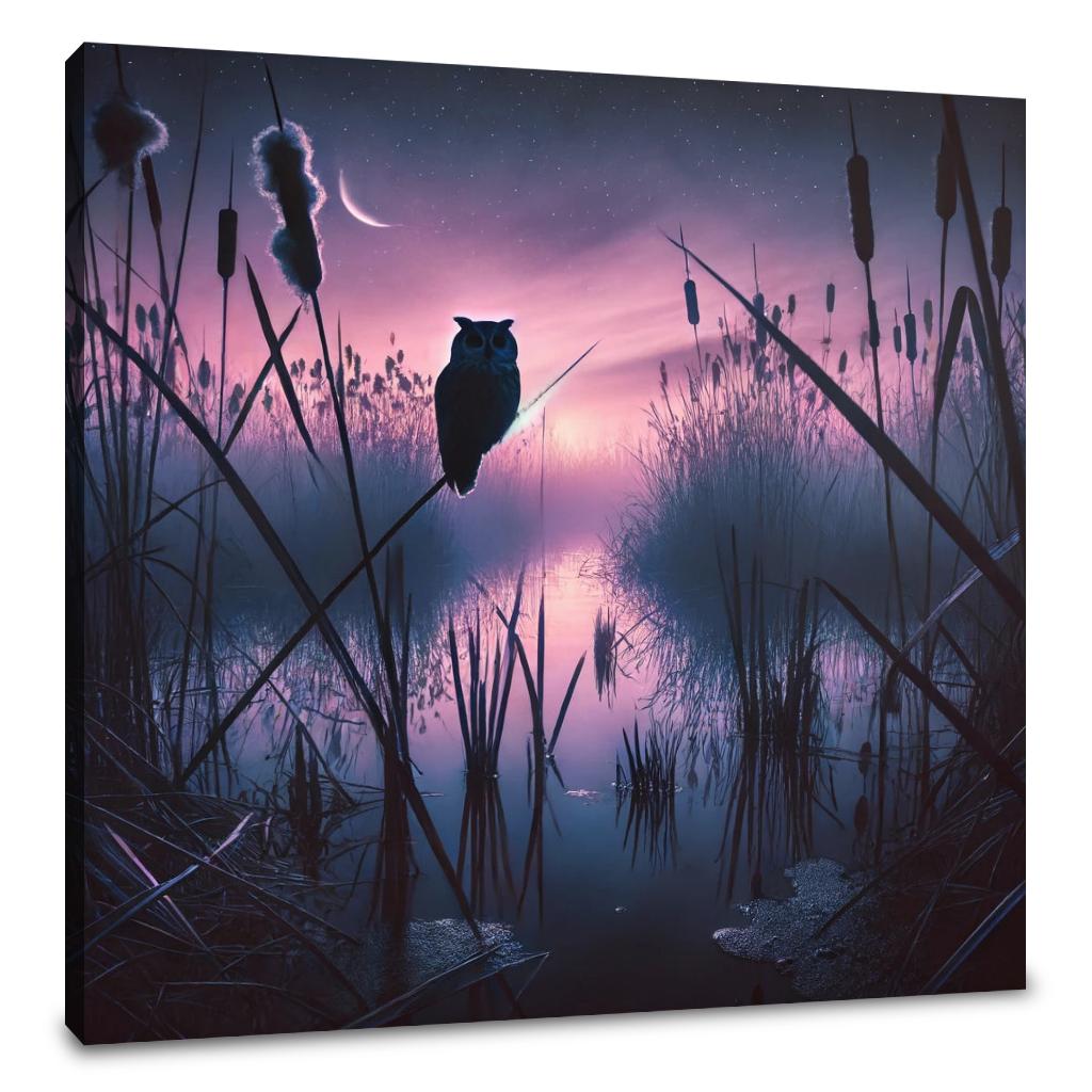 Twilight Marshland Canvas
