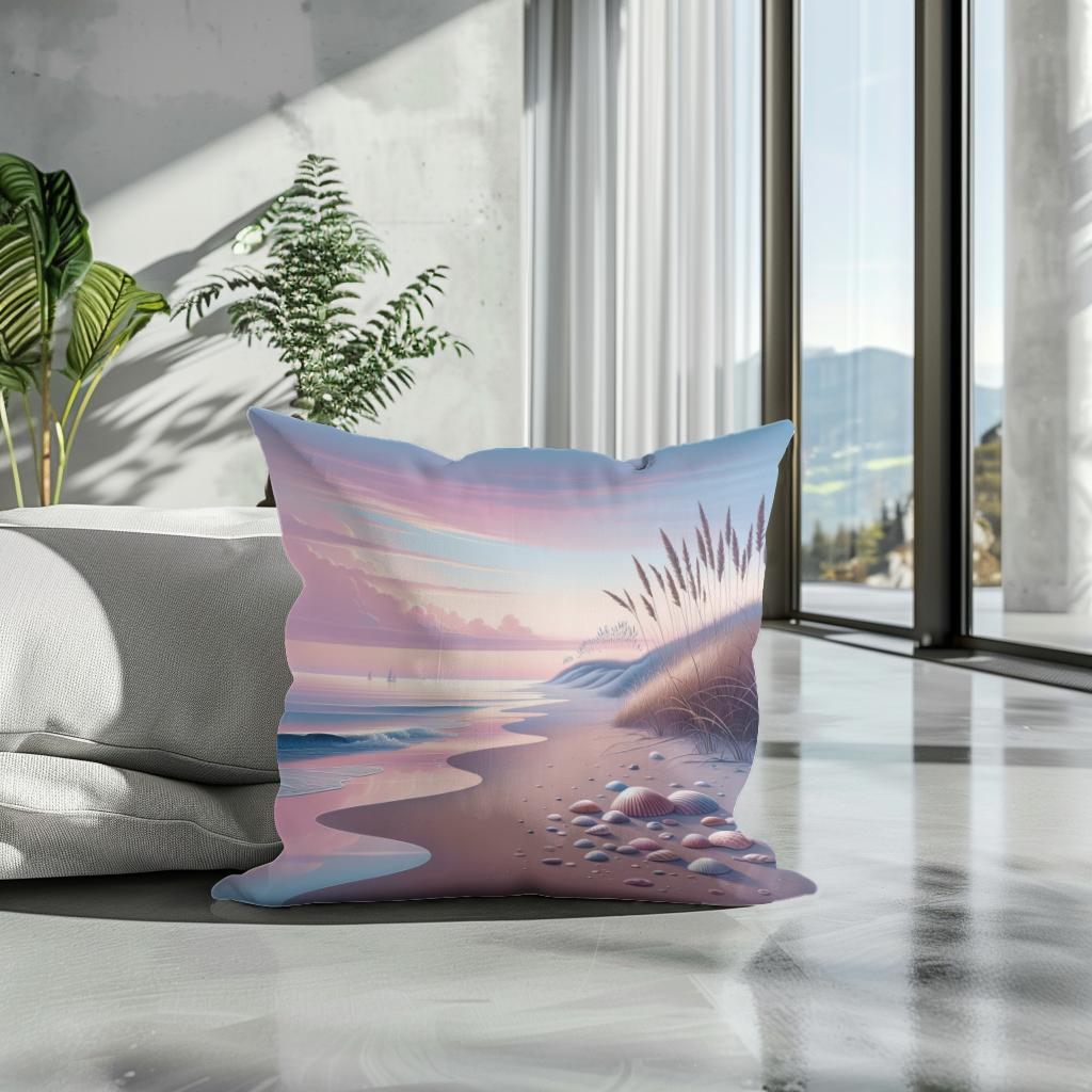 Coastal Bliss Cotton Cushion