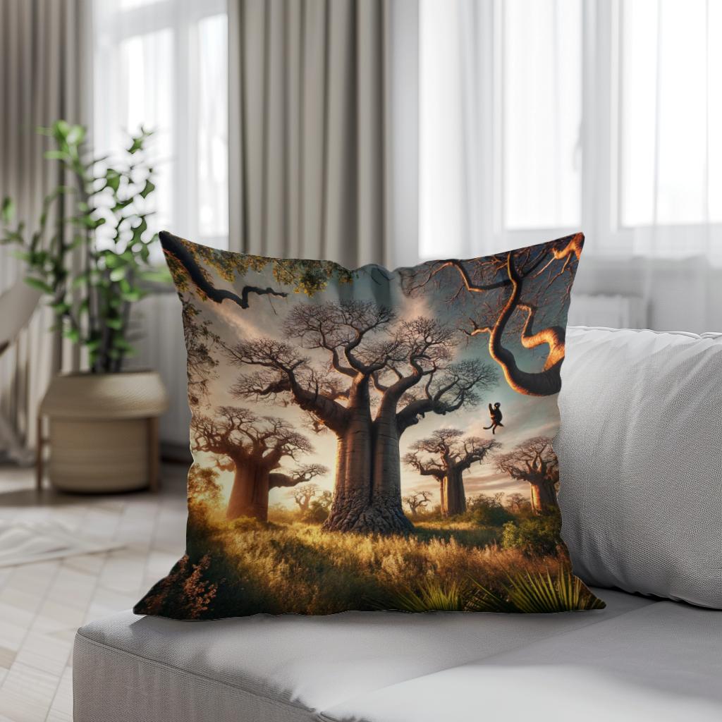 Baobab Grove Cotton Cushion