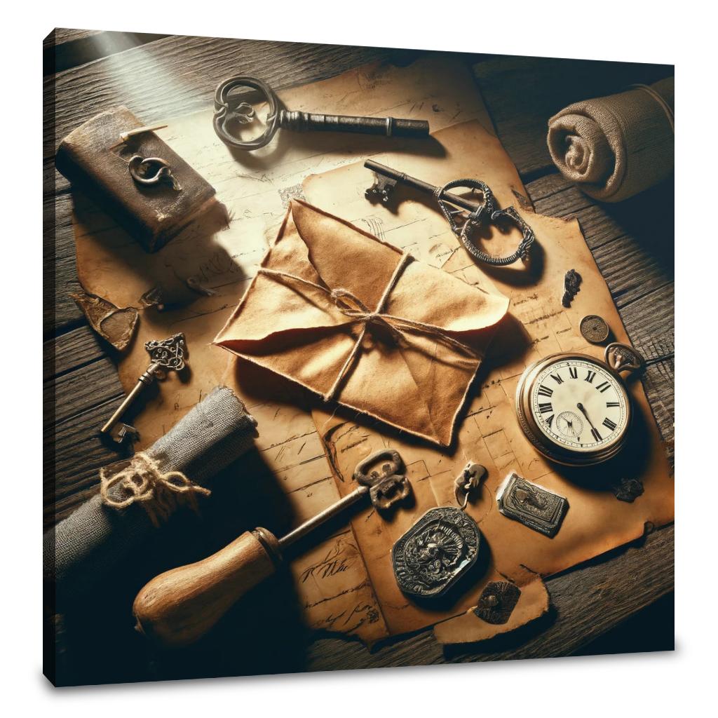 Clues of the Past Canvas