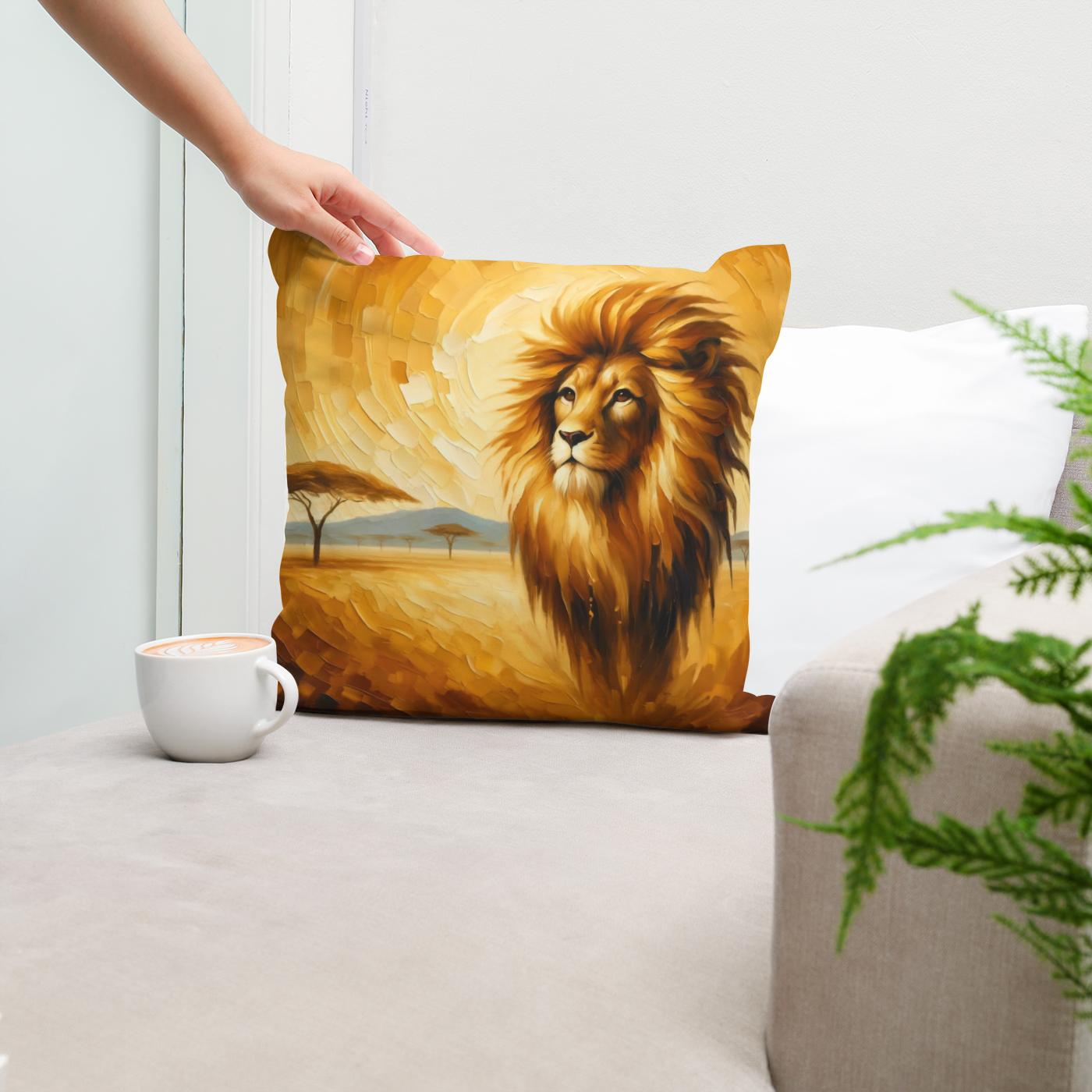 Serene Savannah King Cotton Cushion